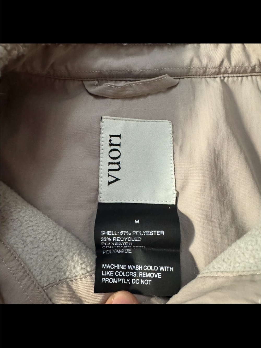 Vuori Sherpa Sycamore Shirt Jacket in Dark Salt M EUC - Picture 2 of 4